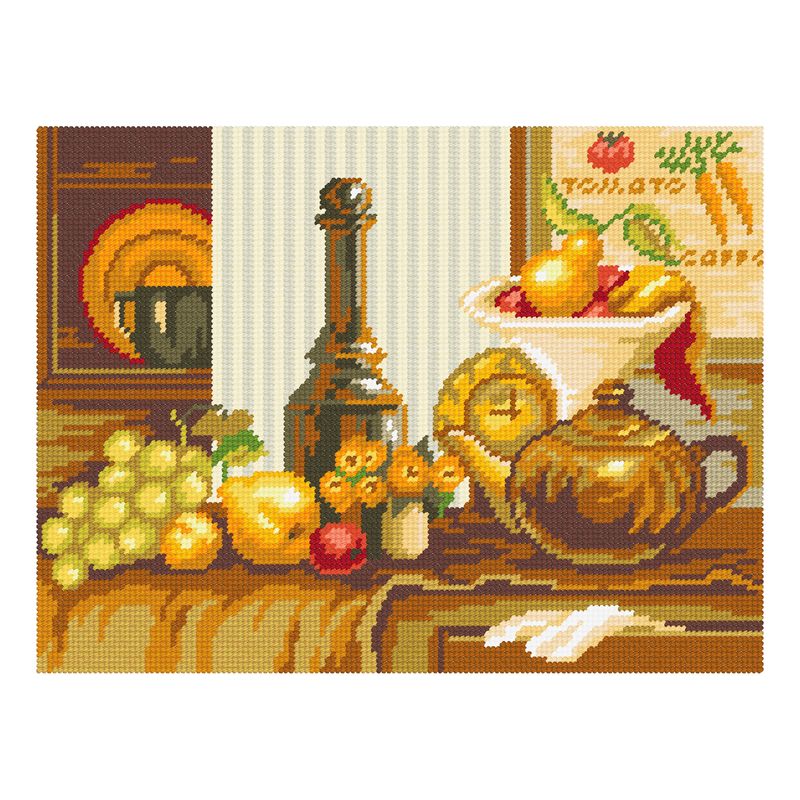 DIY Needlepoint Kit "Kitchen still life" 14.2"x18.5"