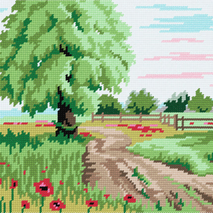 DIY Needlepoint Kit "An old linden tree" 14.2"x18.5"