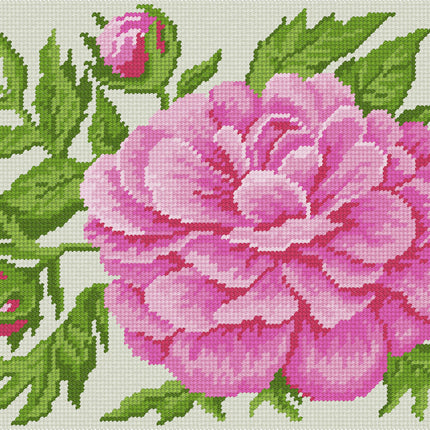DIY Needlepoint Kit "Peony" 14.2"x18.5"