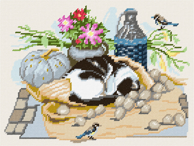 DIY Needlepoint Kit "Warm autumn day" 14.2"x18.5"