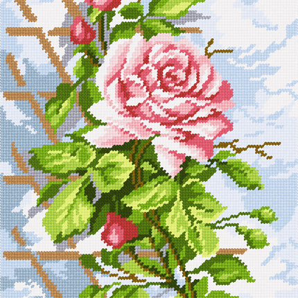 DIY Needlepoint Kit "Rose" 14.2"x18.5"