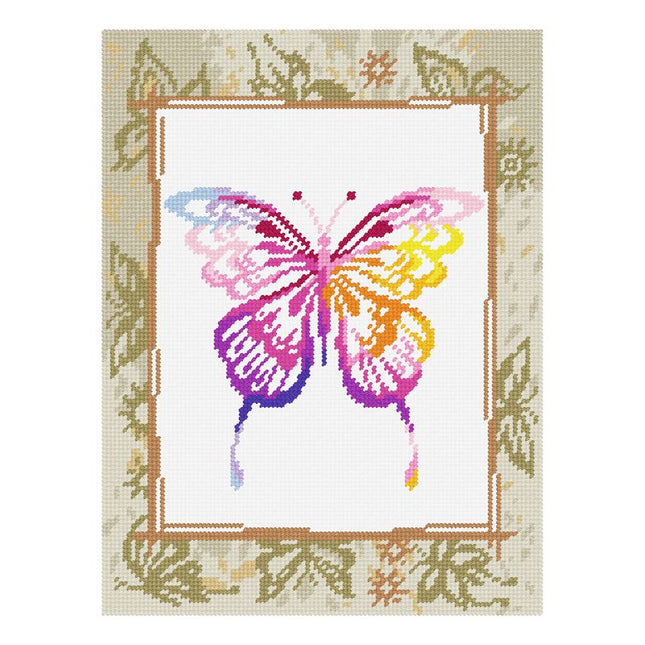 DIY Needlepoint Kit "Butterfly" 14.2"x18.5"