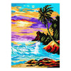 DIY Needlepoint Kit "Tropical Sunset" 14.2"x18.5"