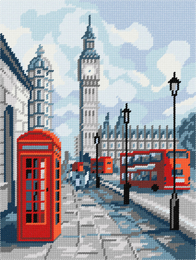 DIY Needlepoint Kit "London" 14.2"x18.5"