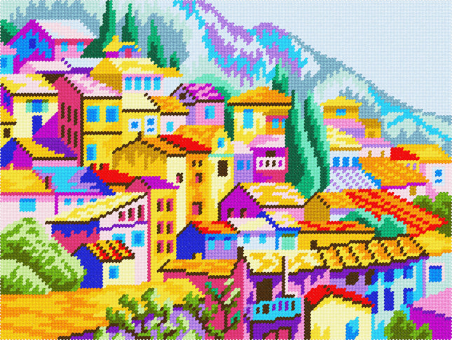 DIY Needlepoint Kit "Montenegro" 14.2"x18.5"
