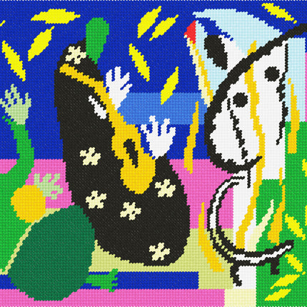 DIY Needlepoint Kit "The Sorrows of the King" 14.2"x18.5"