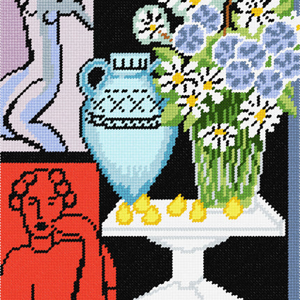 DIY Needlepoint Kit "The Daisies" 14.2"x18.5"