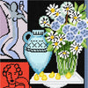 DIY Needlepoint Kit "The Daisies" 14.2"x18.5"