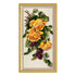 DIY Needlepoint Kit "Roses and Plums" 15.0"x30.3"