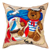 Needlepoint Pillow Kit "Bear the Sailor"