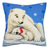Needlepoint Pillow Kit "Polar Bears"