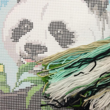 Needlepoint Pillow Kit "Panda"