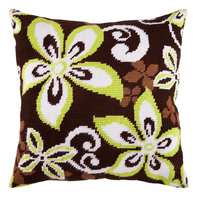Needlepoint Pillow Kit "Vanilla"