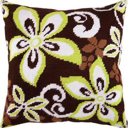 Needlepoint Pillow Kit "Vanilla"