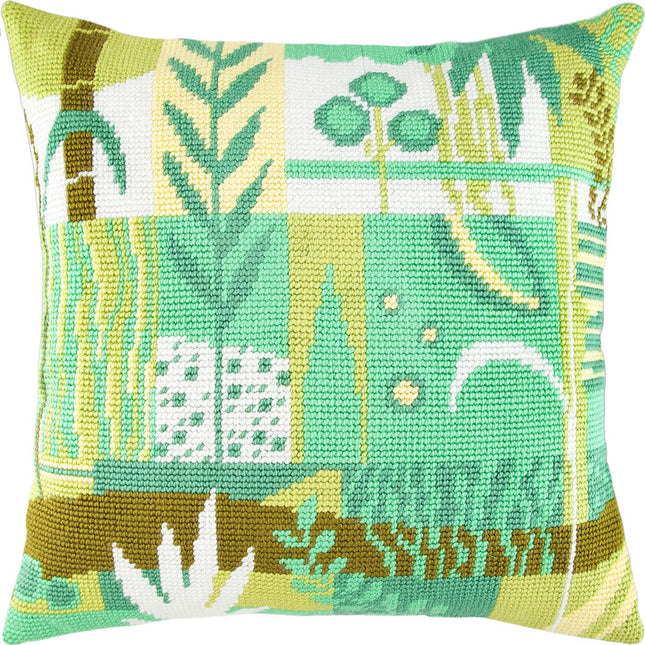 Needlepoint Pillow Kit "Bamboo"