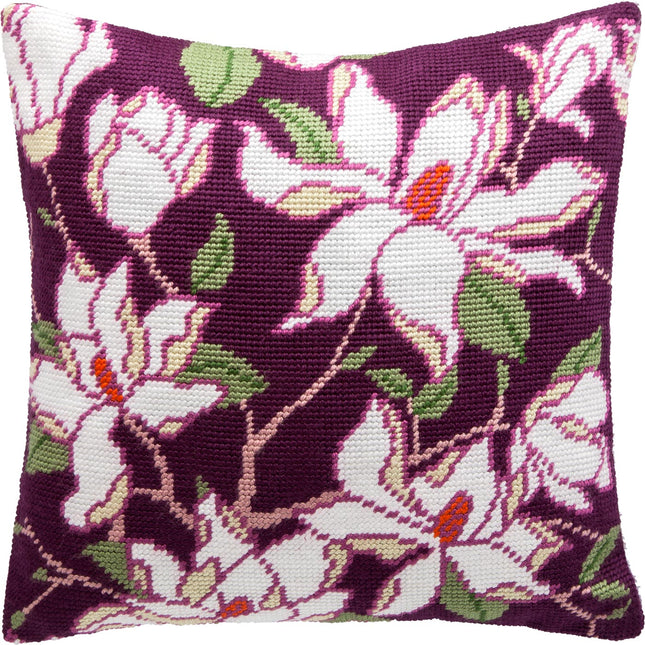 Needlepoint Pillow Kit "Magnolia"