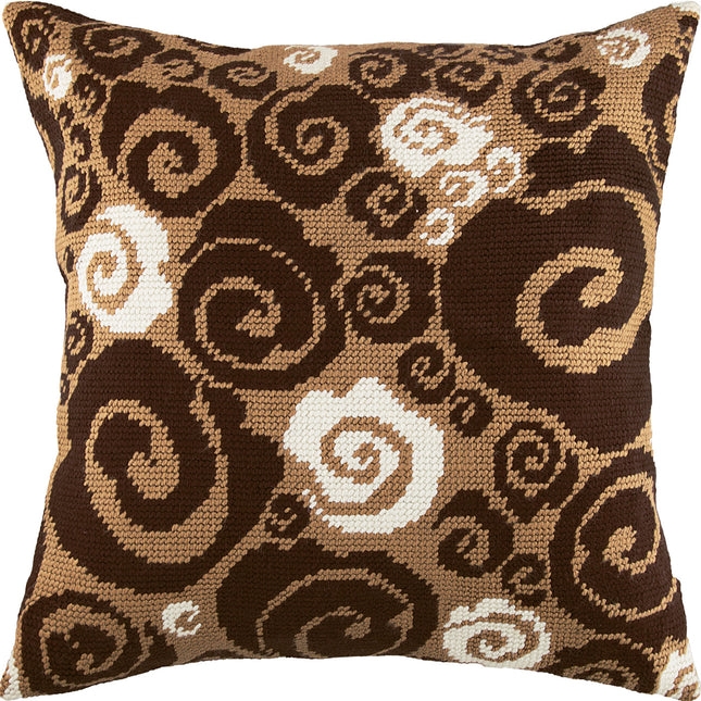 Needlepoint Pillow Kit "Cappuccino"