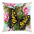 Needlepoint Pillow Kit "Swallowtail on Field Bindweed"