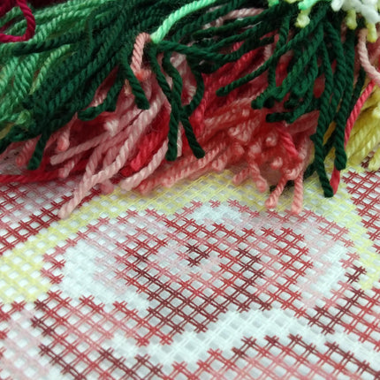 Needlepoint Pillow Kit "Rose"