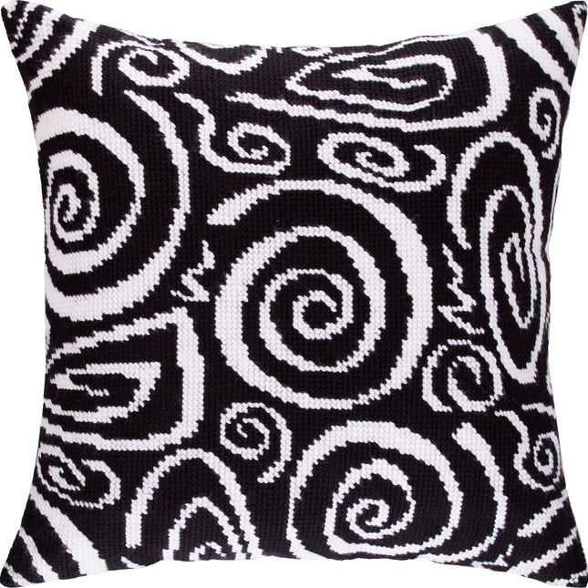 Needlepoint Pillow Kit "Serpentine"