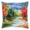 Needlepoint Pillow Kit "Rubies of Autumn"