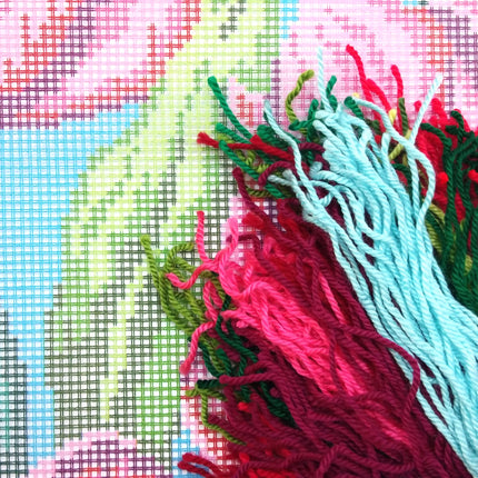Needlepoint Pillow Kit "Tulips"