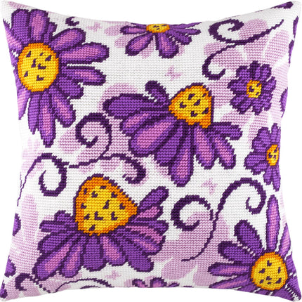 Needlepoint Pillow Kit "Echinacea"