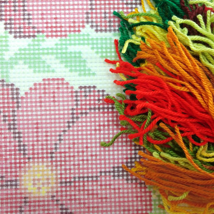 Needlepoint Pillow Kit "Golden Petals"