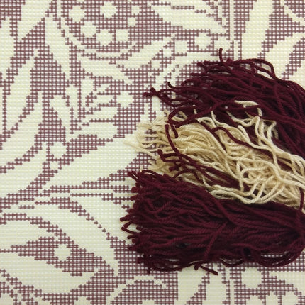 Needlepoint Pillow Kit "Floral Patterns"