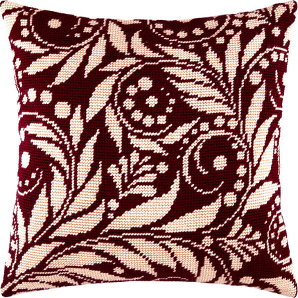 Needlepoint Pillow Kit "Floral Patterns"