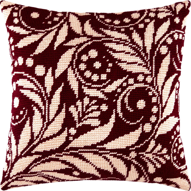 Needlepoint Pillow Kit "Floral Patterns"