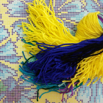 Needlepoint Pillow Kit "Cornflowers"