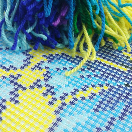 Needlepoint Pillow Kit "Cornflowers"