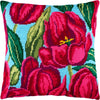 Needlepoint Pillow Kit "Tulips"