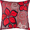 Needlepoint Pillow Kit "Red Flowers"
