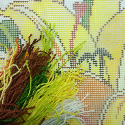 Needlepoint Pillow Kit "Lilies"