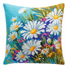 Needlepoint Pillow Kit "Meadow of Daisies"