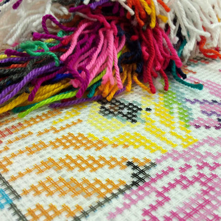 Needlepoint Pillow Kit "Zebras"