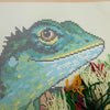 Needlepoint Pillow Kit "Lizard"