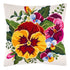 Needlepoint Pillow Kit "Violas"