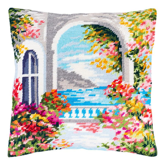 Needlepoint Pillow Kit "Mediterranean"