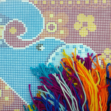 Needlepoint Pillow Kit "A Little Elephant"