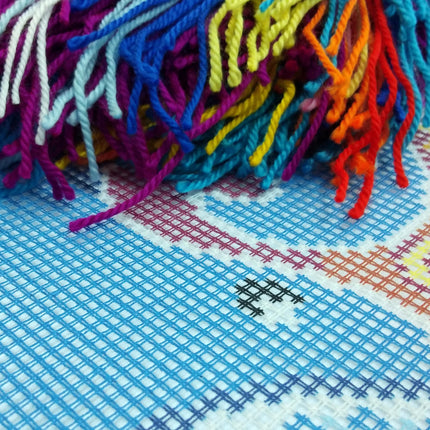 Needlepoint Pillow Kit "A Little Elephant"