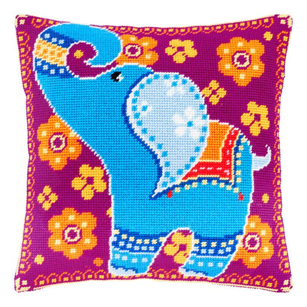 Needlepoint Pillow Kit "A Little Elephant"