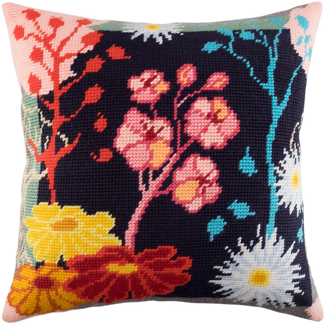 Needlepoint Pillow Kit "Sea Anemones"