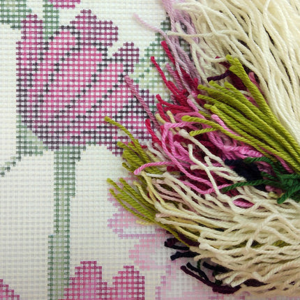 Needlepoint Pillow Kit "Asters"