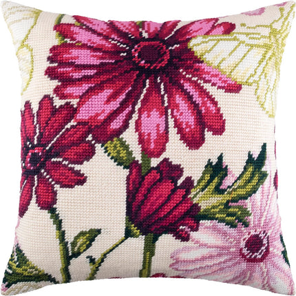 Needlepoint Pillow Kit "Asters"
