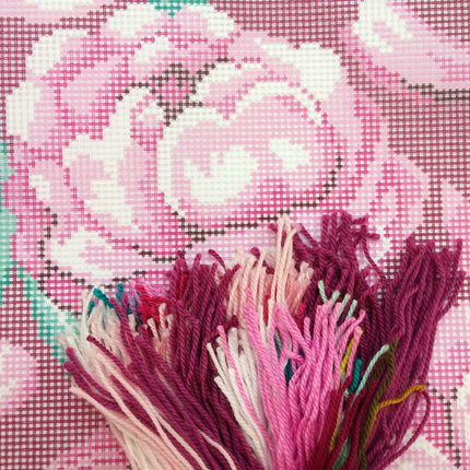 Needlepoint Pillow Kit "Peony"