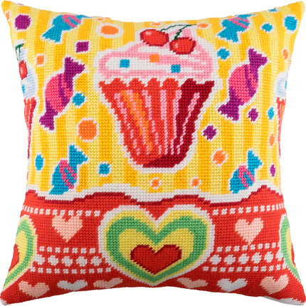 Needlepoint Pillow Kit "Dolce Vita"
