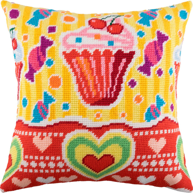 Needlepoint Pillow Kit "Dolce Vita"